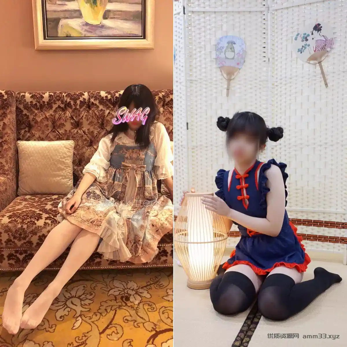 『猫型人偶@rainniuvbb』福利,表面清纯的女高学妹 背后是个渴望被大鸡巴灌满骚穴的反差婊小母
